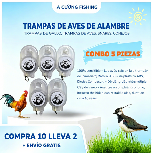 🐓🐦🔥【1 juego de 4 piezas】Trampa de resorte para exteriores, trampa de bloqueo automático de alta sensibilidad