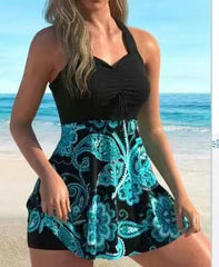 🏖️👙🌴【S-6XL】Traje de baño estampado de moda de talla grande