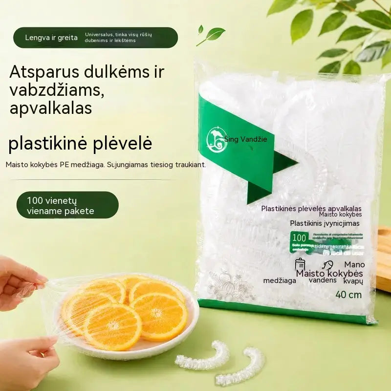 🔥【300 vnt.】28 €🎉Kuo daugiau perkate, tuo daugiau sutaupote🎁Vienkartiniai elastingi maisto uždangalai, tinkantys dubenims ir lėkštėms
