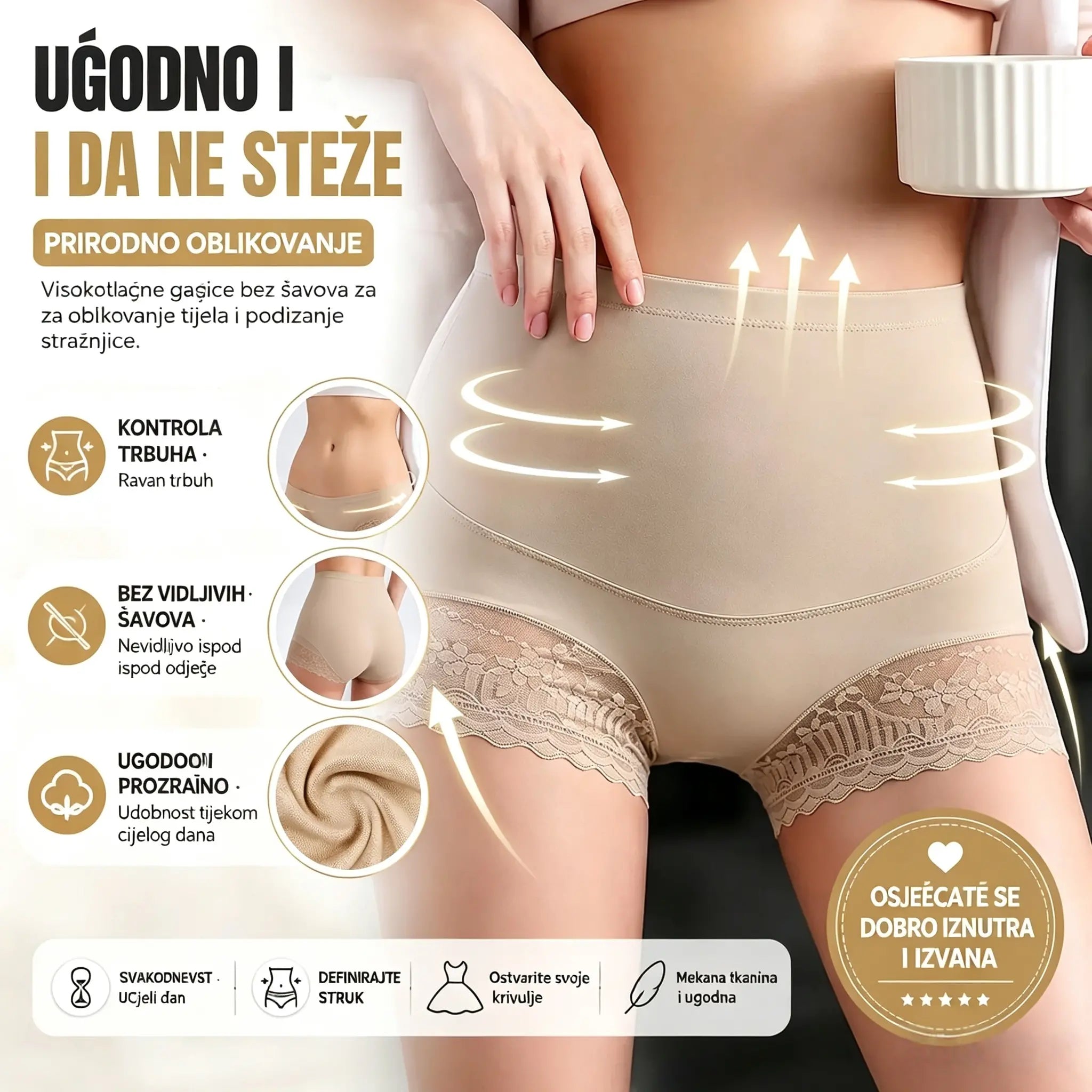 🔥【3 db】【35-100 kg】💖 Lapos hasú és push-up hatású alakformáló bugyi – puha, légáteresztő és az alakhoz igazodó karcsúsító
