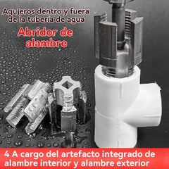 Abridor de roscas para tuberías de agua internas y externas integrado de nuevo estilo