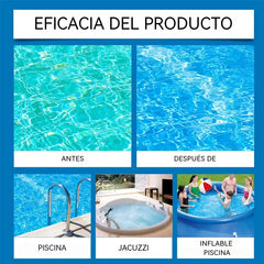 ⏰💦Compra 1 y recibe 1 gratis（2 botella）🏊‍♂️ Líquido Clarificador para Piscinas – Agua Transparente en Horas, Sin Esfuerzo ✨