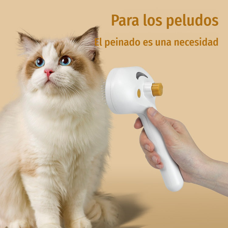 🐱💦Prensa para el pelaje de gatos y perros, cepillo para perros, cepillo para mascotas, cepillo con pulverizador para gatos🐶✨