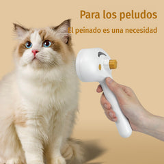 🐱💦Prensa para el pelaje de gatos y perros, cepillo para perros, cepillo para mascotas, cepillo con pulverizador para gatos🐶✨