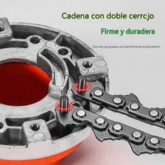 🔥✨【Cabeza de hierba + cadena】🔥 Cabezal universal para desbrozadora de cadena🌿✂️⚙️