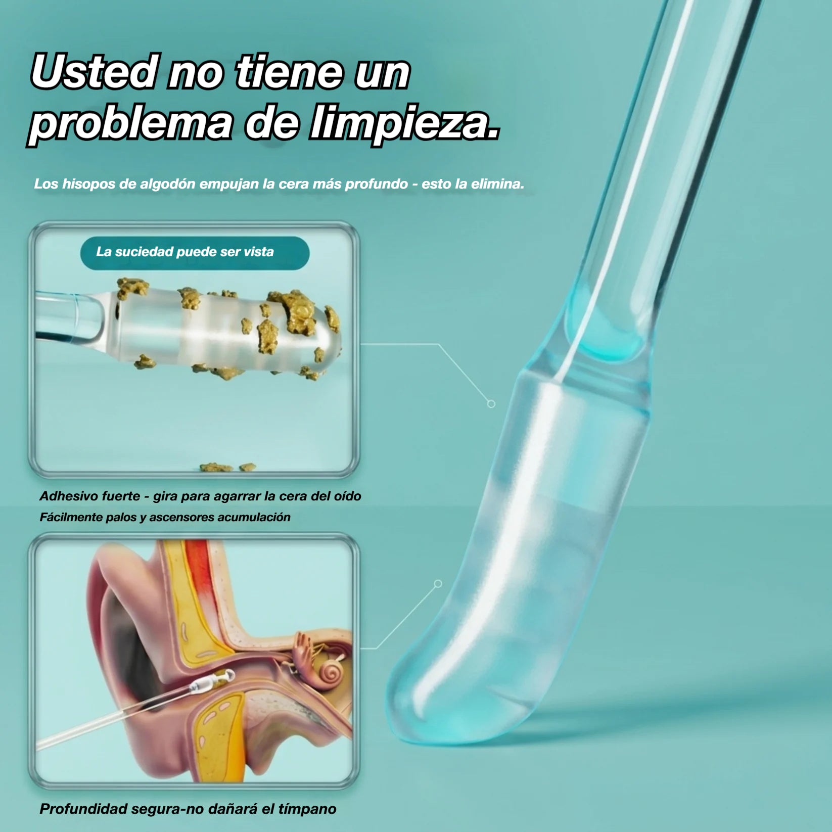 👂【2 cajas por 25 euros】Nuevo palito de limpieza de oídos especialmente diseñado
