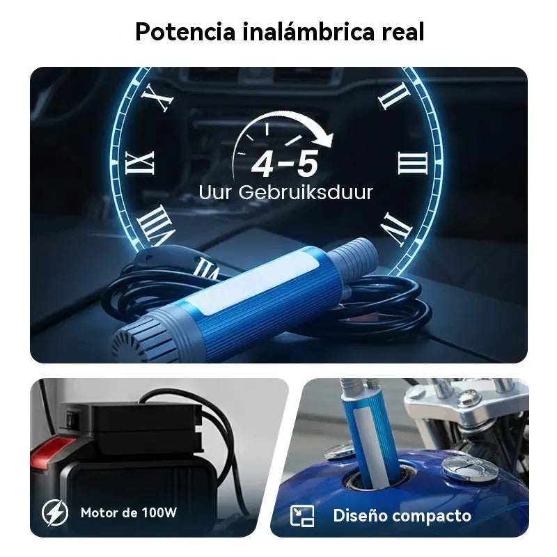 💥🔥Nueva bomba de aceite con batería de litio Denaqi, 21 V, bomba de aceite y agua de doble uso