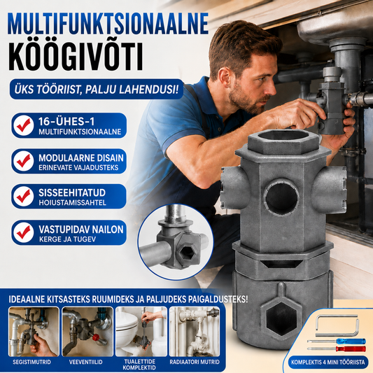 🔧Universaalne tööriist köögi- ja vannitoa kraaniventiilide südamike lahtivõtmiseks