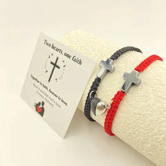 💕Pulsera inspiradora, pulsera de protección y bendición de la cruz de Jesús