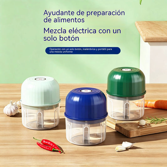 👍👍Mini Picadora Eléctrica de Alimentos Eficiente e Inalámbrica