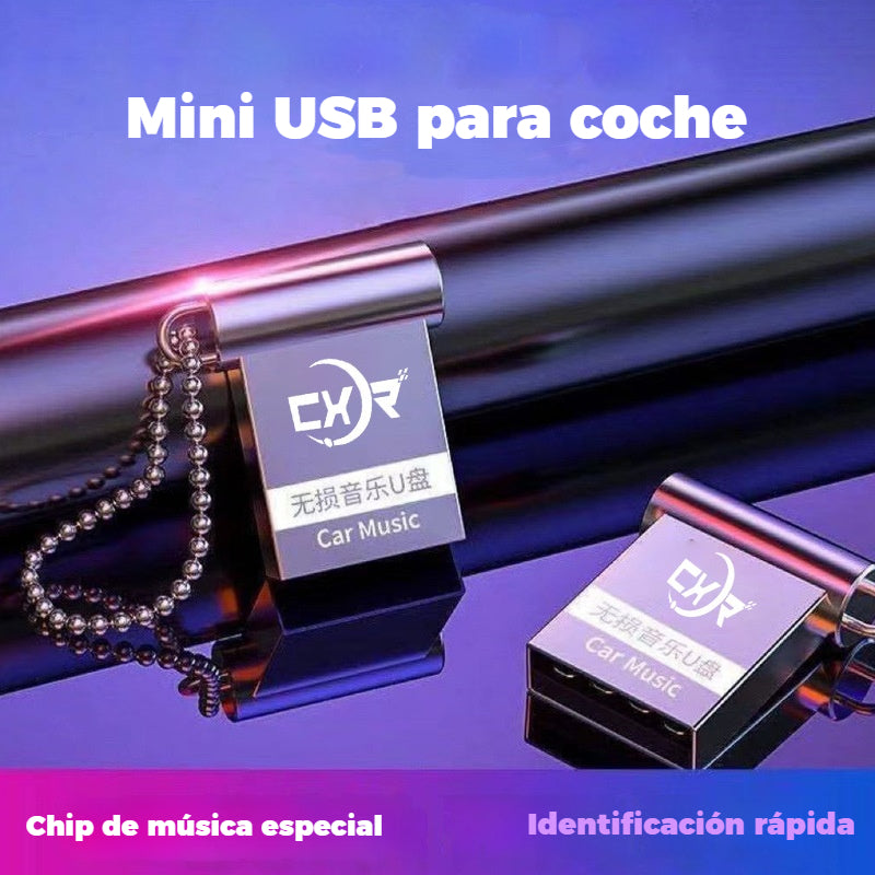 🚗🔥【32 GB】🎵Memoria USB universal de alta calidad para música en coches【2500 canciones y 100 vídeos musicales】