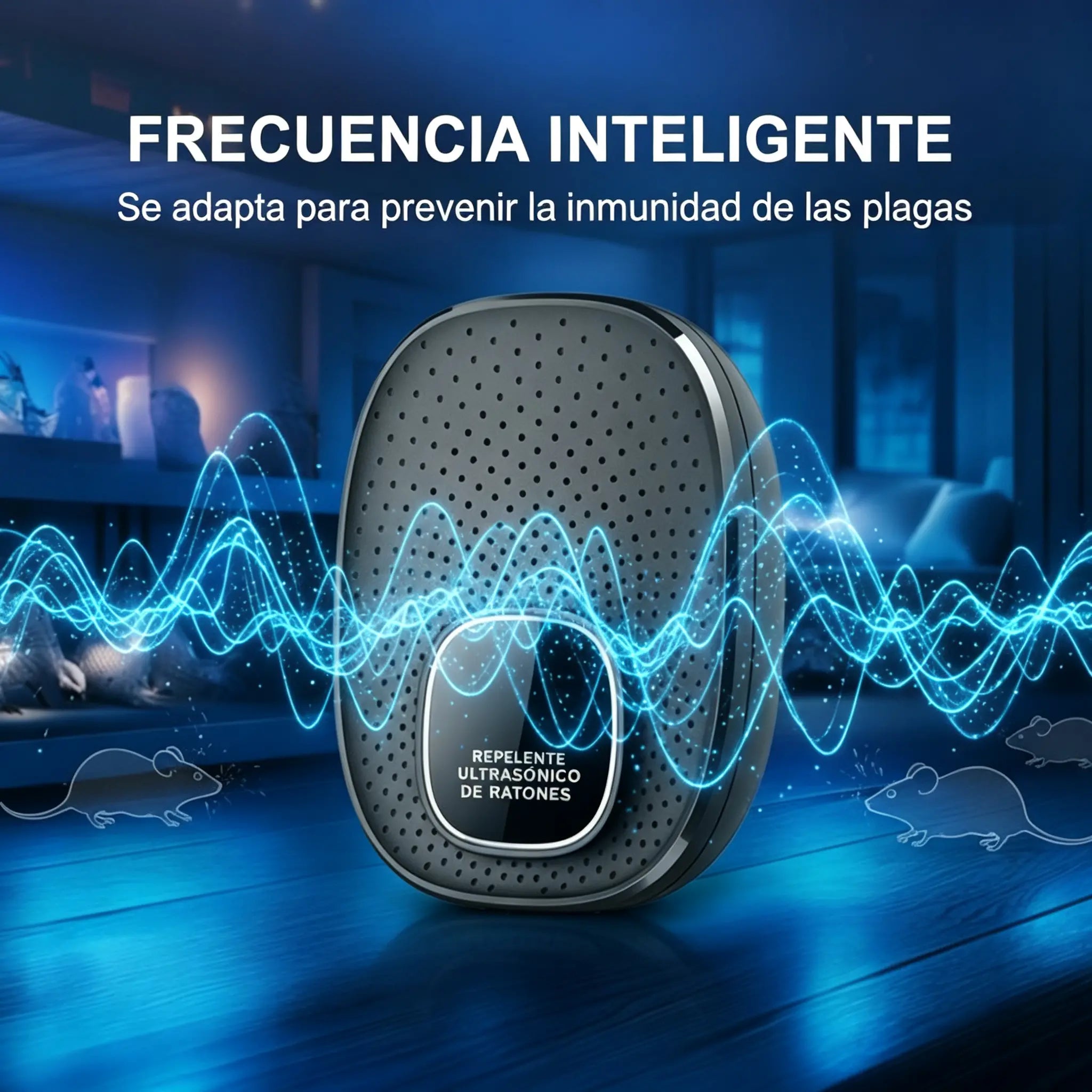 🐭 Repelente Ultrasónico de Roedores e Insectos | Alta Potencia y Frecuencia Variable | Ahuyenta Ratones, Mosquitos y Cucarachas 🔊