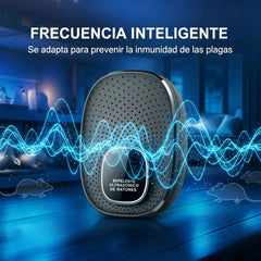 🐭 Repelente Ultrasónico de Roedores e Insectos | Alta Potencia y Frecuencia Variable | Ahuyenta Ratones, Mosquitos y Cucarachas 🔊