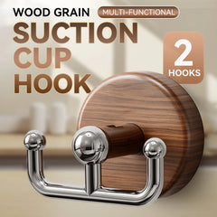 ⏰⏰⏰Últimas 4 horas: Gran oferta 🔥Gancho de ventosa multifuncional con veta de madera