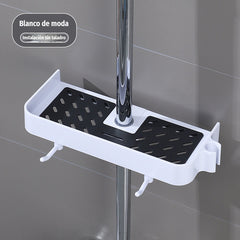 🔥Soporte de almacenamiento para barra de ducha de baño