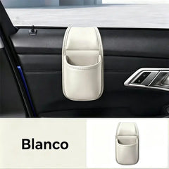 【2 unidades a 25 euros】🚗 Organizador de puerta para coche – Bolsillo de almacenamiento con soporte para vasos, colgante en la ranura de la ventanilla 🧺💧