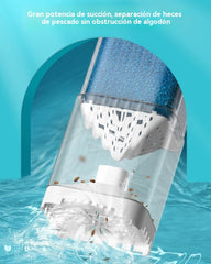 Circulación de agua por olas multifuncional para acuarios, oxigenación, limpieza de heces de peces, cambio de agua, filtro de cultivo bacteriano, sistema de circulación de purificación de agua todo en uno