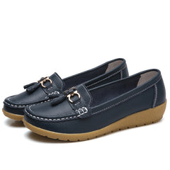 😍【35-44】 Nuevos zapatos de cuero de moda de otoño para mujer.