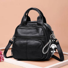 👜 2026 Nuevo bolso bandolera de cuero suave multifunción para mujer, elegante y práctico