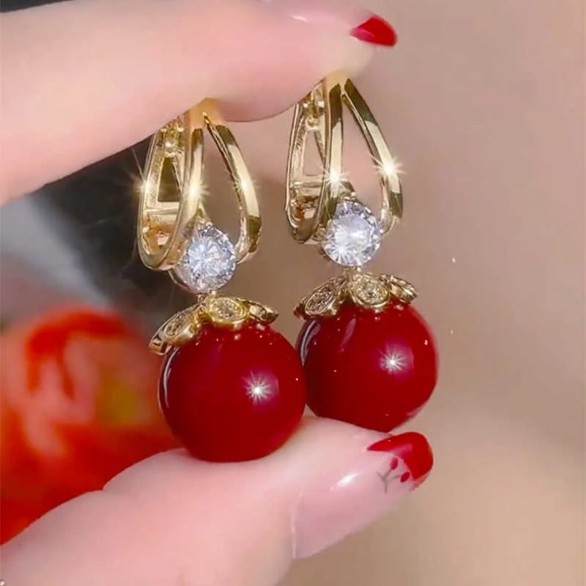 💋Pendientes de plata con perlas de lujo francés de nuevo estilo 2026