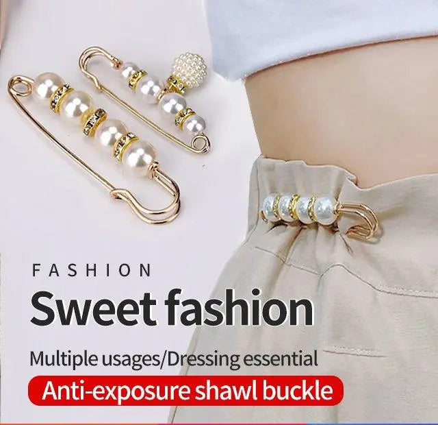 【Conjunto de 13 piezas】Conjunto de broches de perlas: decorativos para cárdigans y vestidos