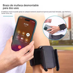 Soporte para teléfono de muñeca, correa universal para la muñeca para correr, practicar deportes, hacer transmisiones en directo y navegar.