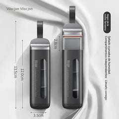 【Compra 1 y llévate 1 gratis】 Mini pastillero con tres compartimentos para uso matutino, vespertino y nocturno, portátil.