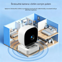 Bezdrátové dálkové WiFi inteligentní domácí monitorování infračervené noční vidění obousměrný interkom s vysokým rozlišením kamera