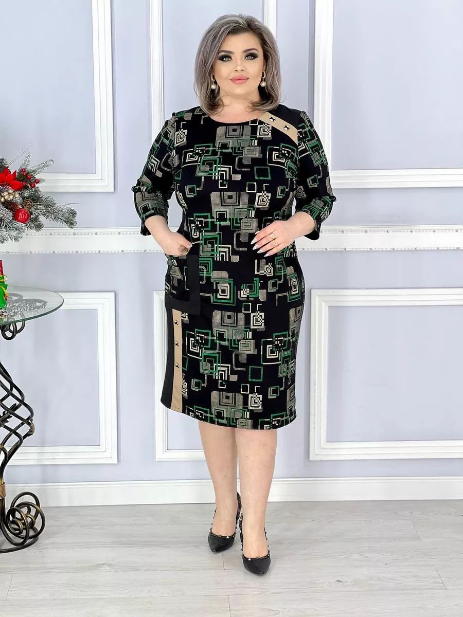 🍑😍【S-5XL】Vestido de otoño encantador de talla grande.