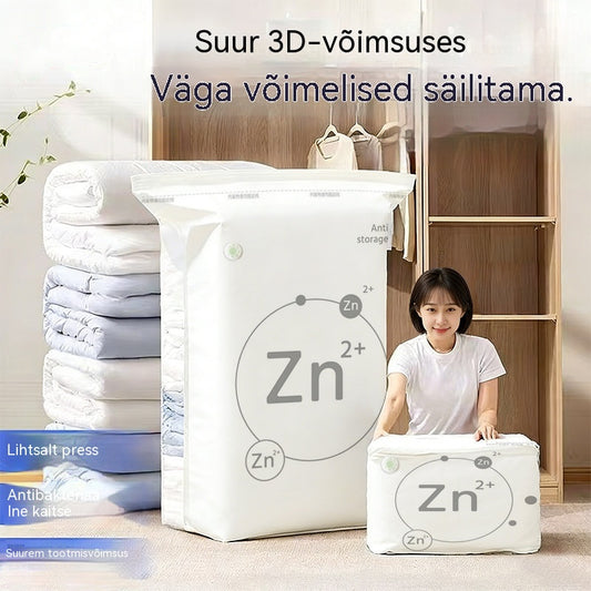 🧳【5-osaline komplekt】💨 Suur, kokkusurutav vaakumkott: pumpa pole vaja, lekkekindel ja ideaalne ruumi kokkuhoiuks kohvrites ja kodus ✈️