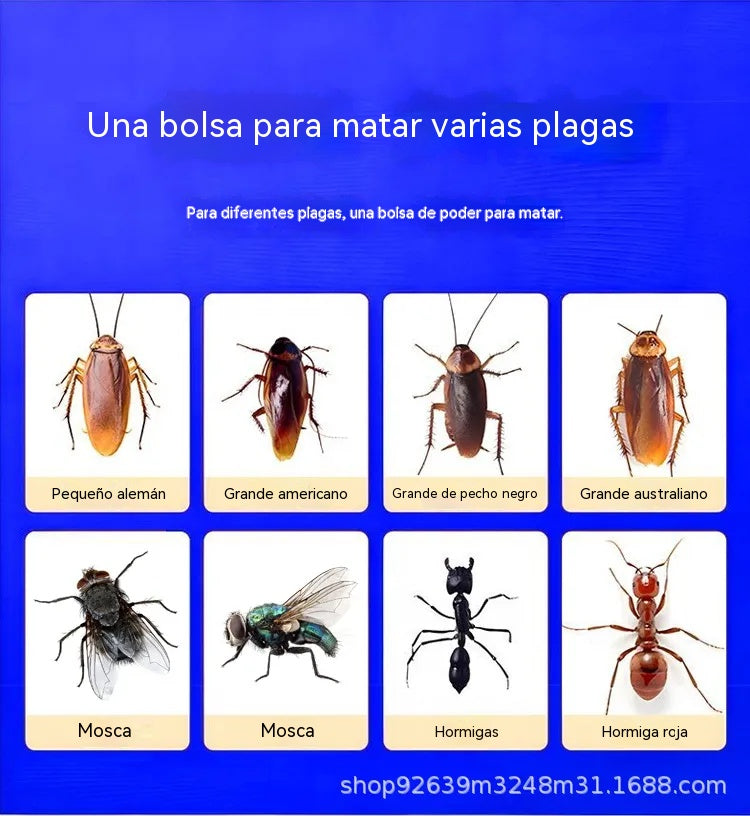 【10 Paquetes】🦟 Especialmente diseñado para el control de mosquitos y moscas en granjas, ¡un paquete puede matar pulgas/saltamontes/cucarachas/moscas/mosquitos!