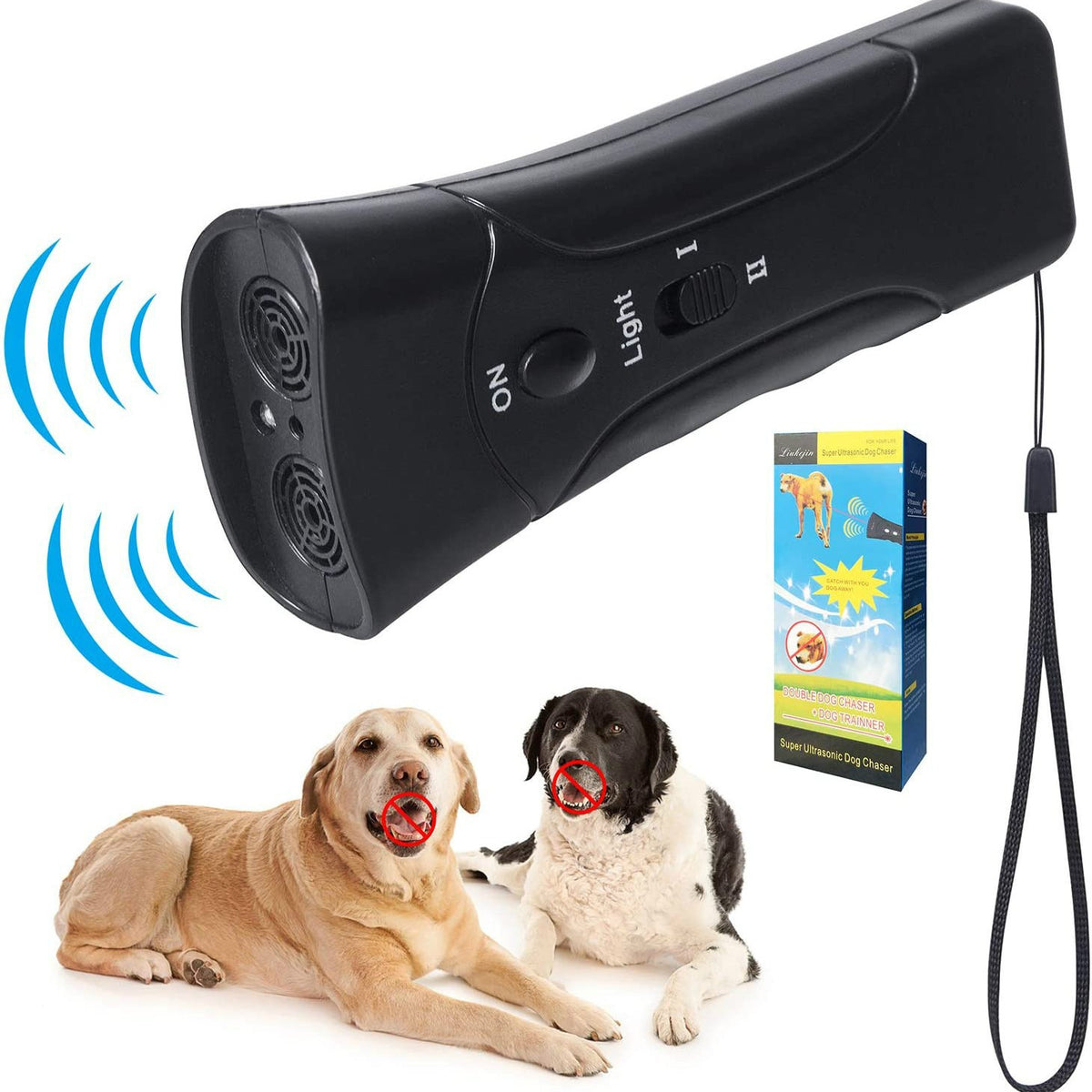 🐶🔥Ahuyentador Ultrasónico para Perros – Seguro, Portátil y Eficaz