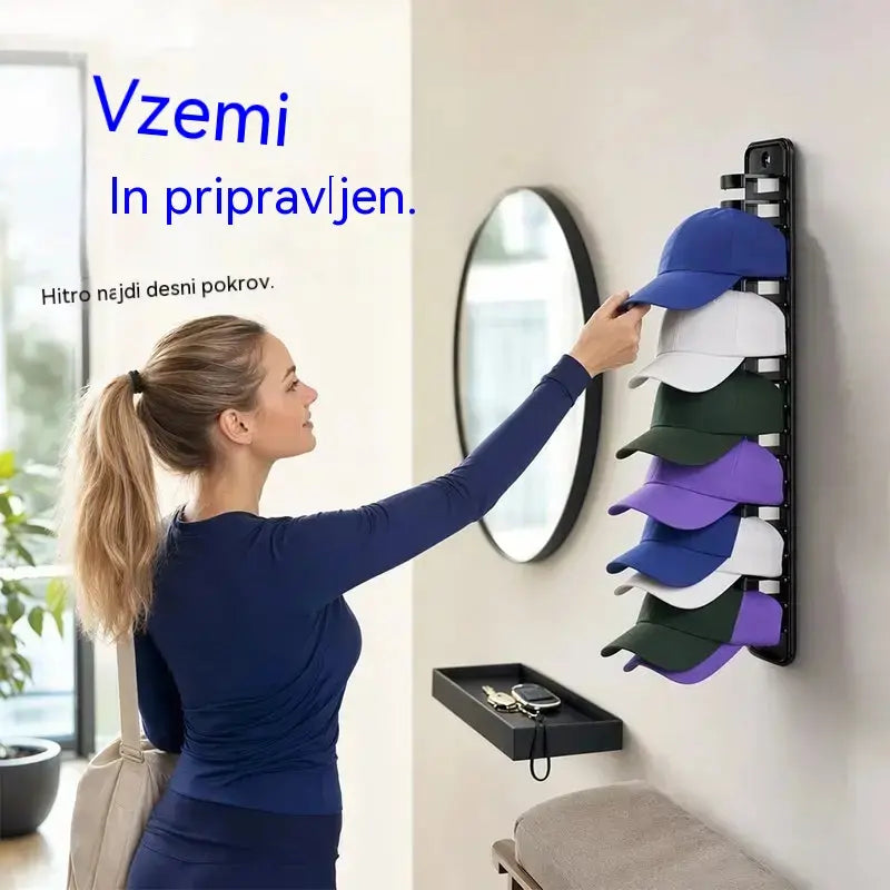 [Paket 2] Stojalo za klobuke, ki prihrani prostor
