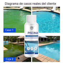 🔥【Compra uno y llévate otro gratis】🏊‍♂️ Solución purificadora para piscinas: purifica el agua, elimina la suciedad y los olores, dejando el agua de tu piscina cristalina🌊✨
