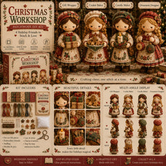 🎁Poslední den: Využijte slevu 49 %! 🧵 Miniaturní patchworková sada ze série Miniature World.