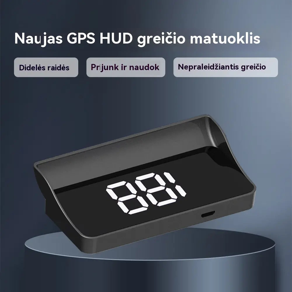 【„Swiss Military“ GPS navigacija su funkcija „Venkite baudų“】Naujas GPS spidometras ir tachometras su HUD ekranu
