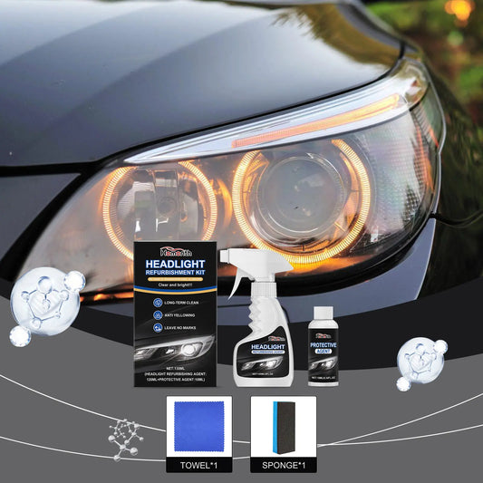 【30%OFF】Kit de reparación de faros para coches antiguos: restaura la claridad y mejora la visibilidad nocturna.