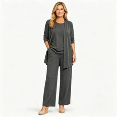 ✨【S-5XL】Elegante conjunto de tres piezas de mujer de corte holgado