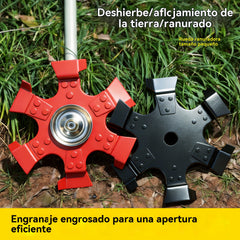 💥Ruedas de zanja de acero al manganeso de alta dureza, adecuadas para zanjar y cortar césped [modificación de cortadora de césped]