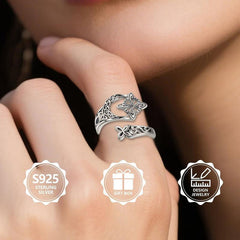 ✨💍Anillo de nudo celta de plata S925 con compra 1 y llévate 1 gratis🎁