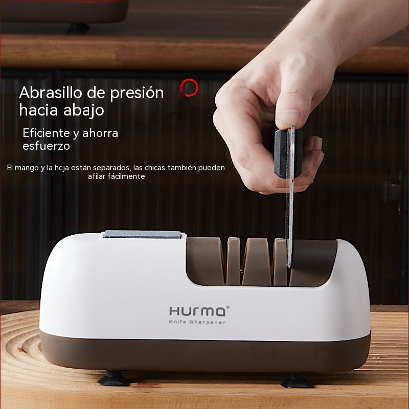 ⏳ ¡50% de descuento! 🔪 Afilador de cuchillos eléctrico inalámbrico multifuncional, recargable ✨