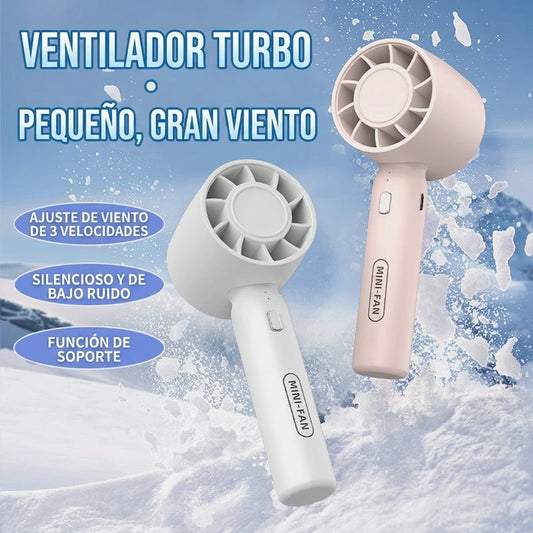 ❄✅Mini ventilador portátil de alta velocidad: un imprescindible para el verano.