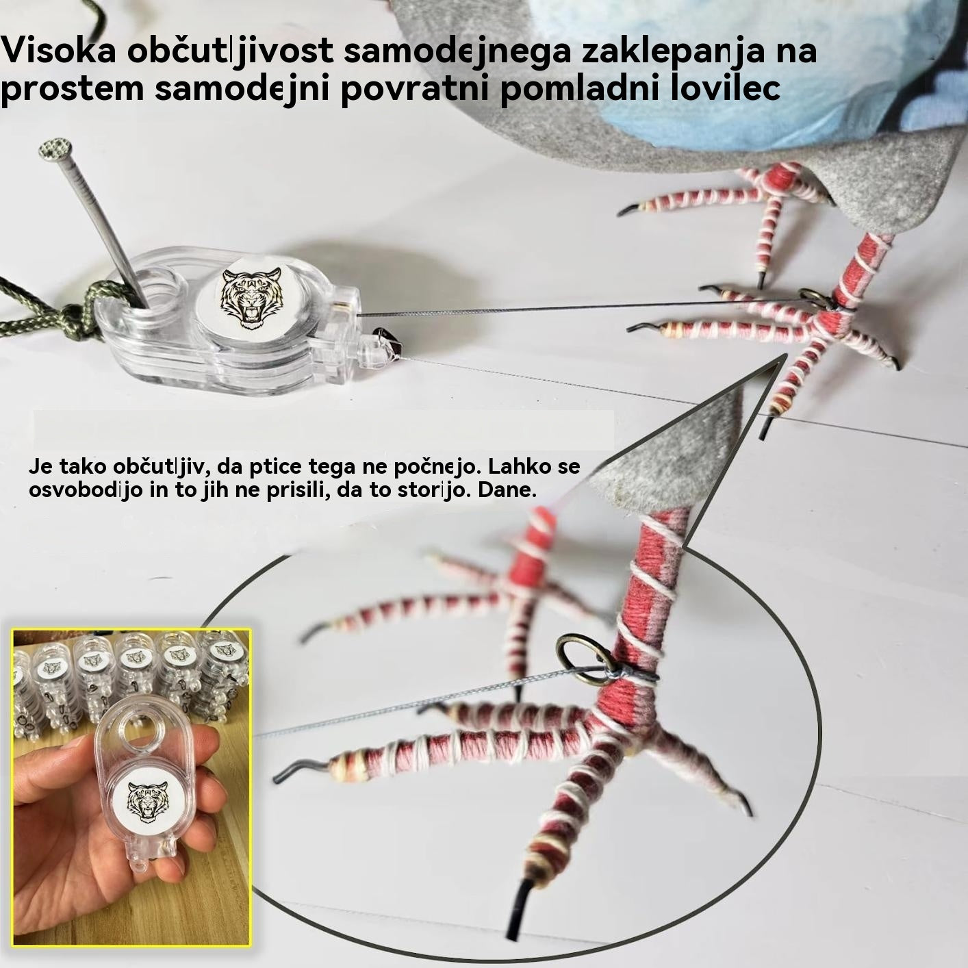 【Kupite 2, dobite 2 gratis】Zunanja vzmetna past, visoko občutljiva samozaklepna past