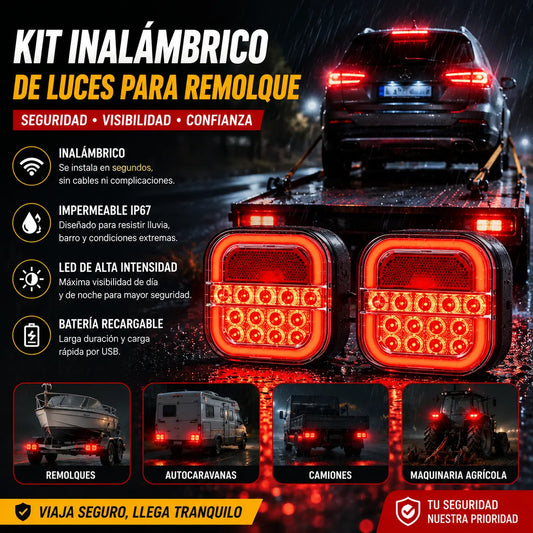🚦【Universal 12V/24V】🚦 Luces LED para remolque de coche