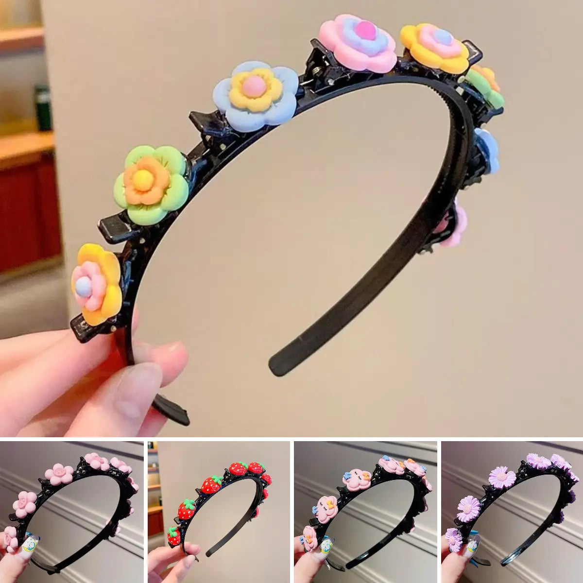 🎀Oferta a mitad de precio👧 Gorro secador de pelo con dibujos animados para niñas: suave y cómodo, ideal para uso diario🌸