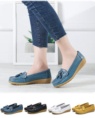 😍🔥【35-44】 Zapatos de cuero para mujer de moda primavera-verano 2025 nuevos