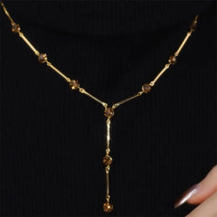 🎁2 piezas 28 euro✨Elegante collar con colgante en forma de Y para mujer