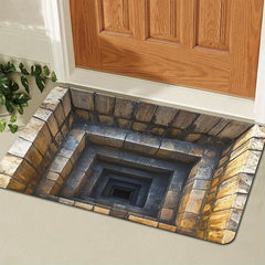 🔥【Compra 1 y llévate 1 gratis】✨Felpudo con ilusión óptica 3D，Suela de goma antideslizante【40*60cm】