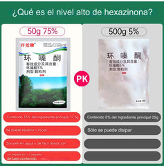 🔥 Herbicida Hexazinona 5%: Elimina todo tipo de malezas de forma permanente!