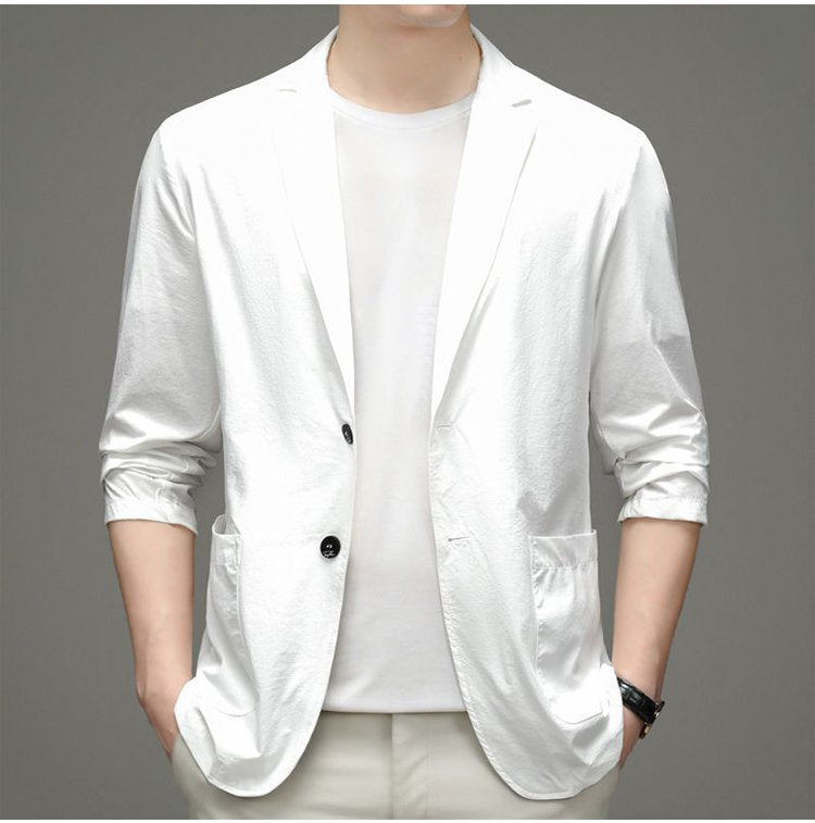 🧊🥼【M-5XL】Chaqueta de negocios de verano súper delgada para hombre